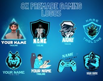 Gaming Logo, Custom Gaming Logo, Twitch Logo, YouTube Logo, Business Logo Design