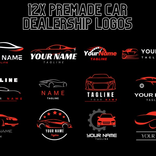 Car Dealership Logo, Car Dealer Logo, Mechanic Logo, Car Mechanic Logo