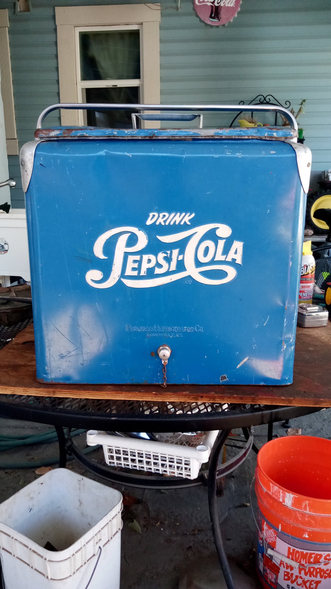 1950 Pepsi Ice Chest Etsy