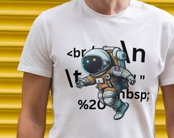 Astronaut Programmer T-Shirt: Funny Coding Gift
