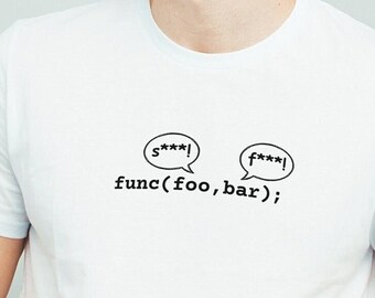 Funny Function Arguments T-Shirt: JavaScript Coder Tee