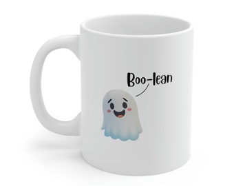 Boo-lean Ghost Kaffeetasse - Programmierer Geschenk