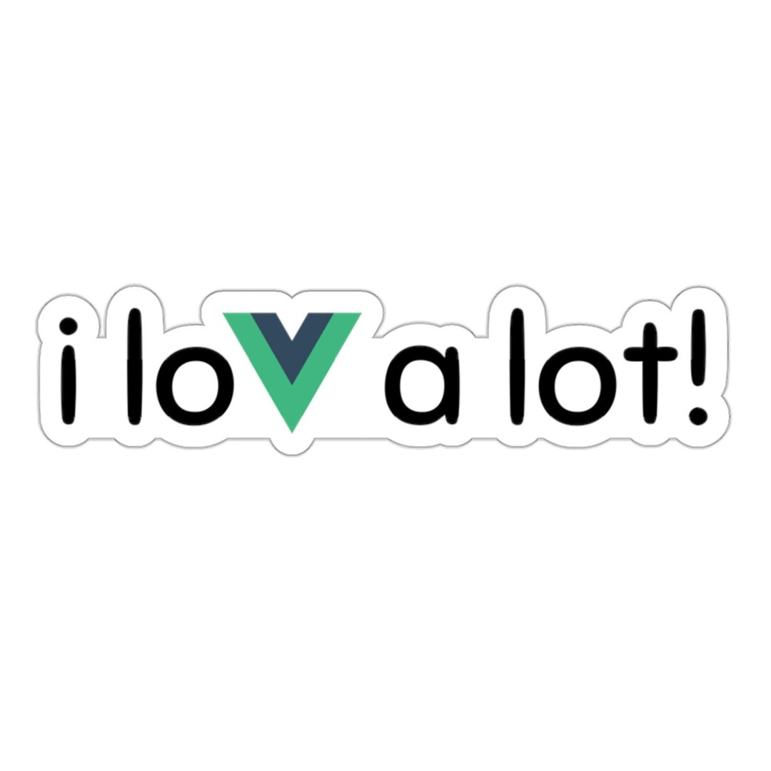 Vue Sticker Vue Js Sticker Javascript Sticker Frontend Sticker Gift for ...