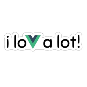 Vue Sticker Vue Js Sticker Javascript Sticker Frontend Sticker Gift for Programmer Sticker Javascript Developer Sticker for Laptop