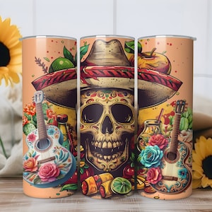 Mexikanischer Schädel Sombrero PNG: Cinco De Mayo, Dia de los Muertos Design