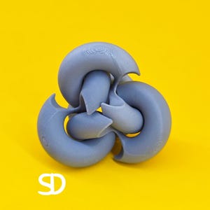 Infinity Fidget Knot - 3D Printed Toy - Stress Relief & Focus - Sensory Toy for ADHD - Autism - Unique Gift - Assorted Colors