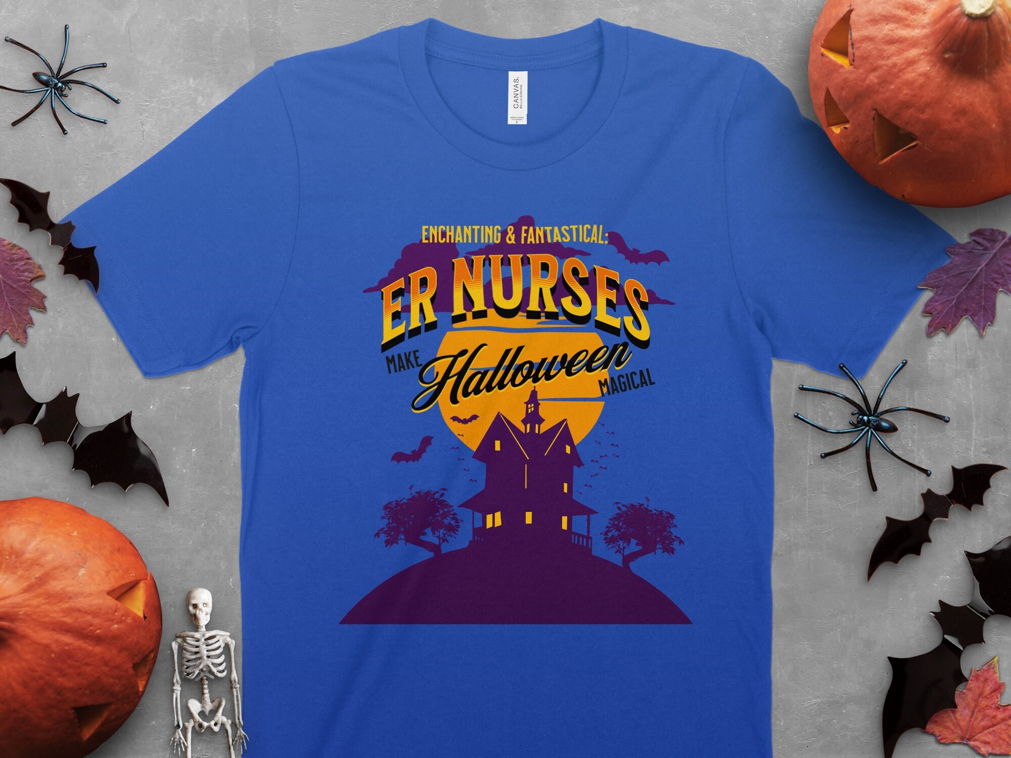 Enchanting & Fantastical ER Nurses Make Halloween Magical Tshirt