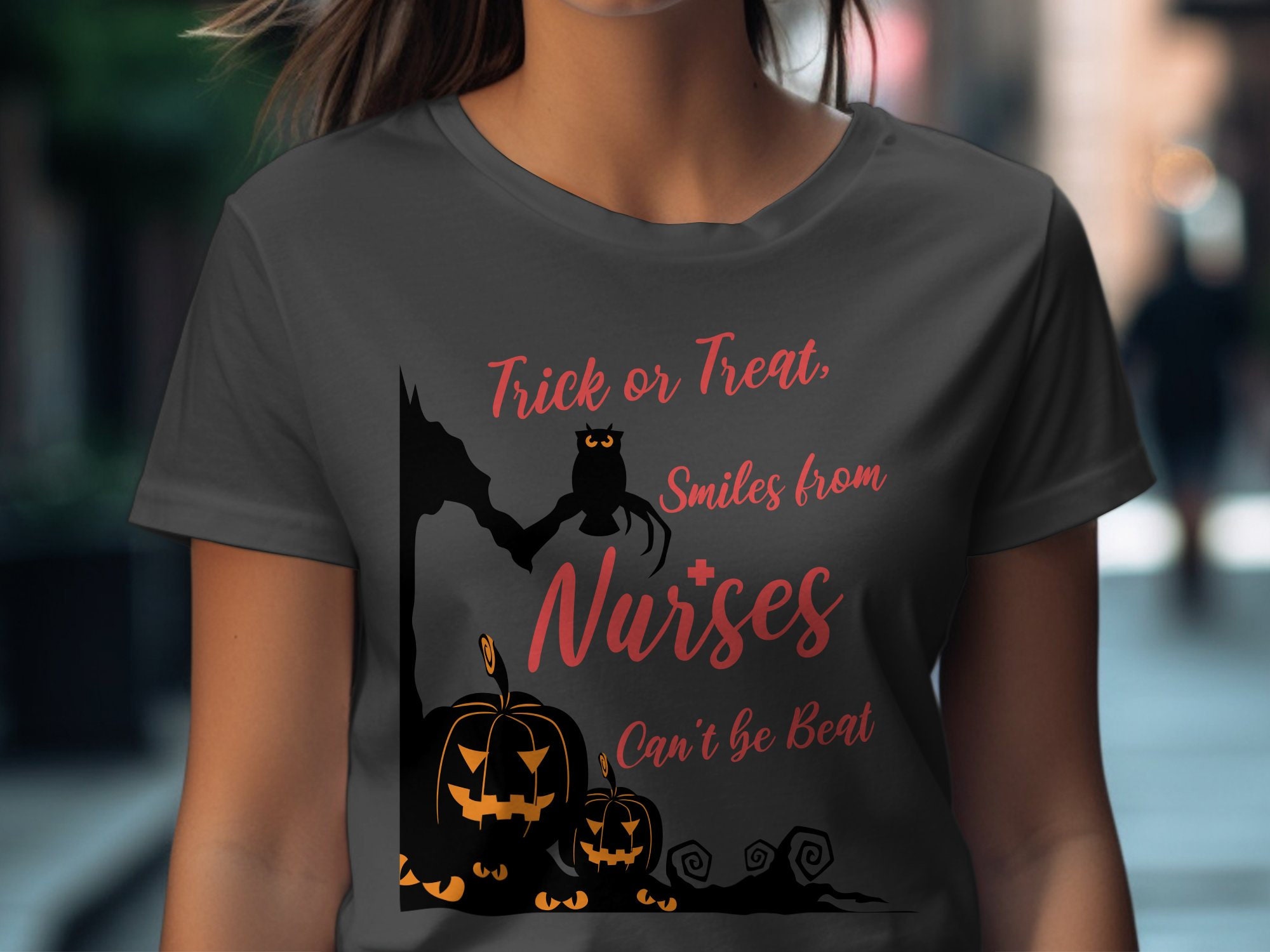 Trick or Treat Smiles From Nurses Can't Be Beat T-shirt - Etsy