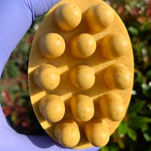Handmade Turmeric Massage Bar Soap: Oatmeal & Honey