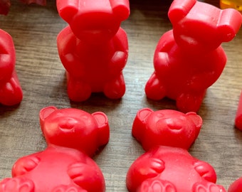 Fire Bear Cinnamon Wax Melts|Cinnamon Bears|Cinnamon Wax Melts|Valentines|Red Hots|XOXO|Fireball|Atomic Ball|Cinnamon|Valentines Wax Melts