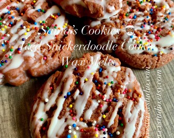 Iced Snickerdoodle Cookie Wax Melts: Spicy Christmas Scent