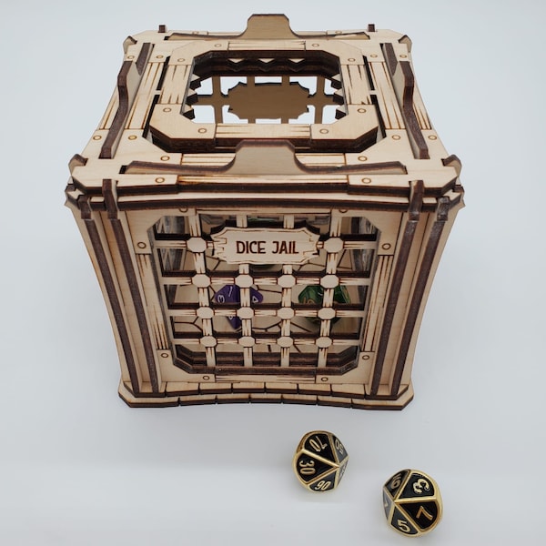 Dice Jail | Table Top RPG Dice Jail | Jail for Misbehaving Dice
