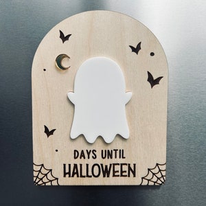 Halloween Countdown Sign | Magnetic Halloween Countdown | Reusable Halloween Countdown | Magnetic Halloween Décor | Spooky Countdown