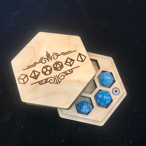 Dice Storage | TTRPG Dice Storage | Polyhedral Dice Holder