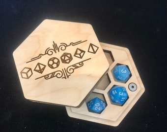 Almacenamiento de dados / Almacenamiento de dados TTRPG / Soporte de dados poliédrico