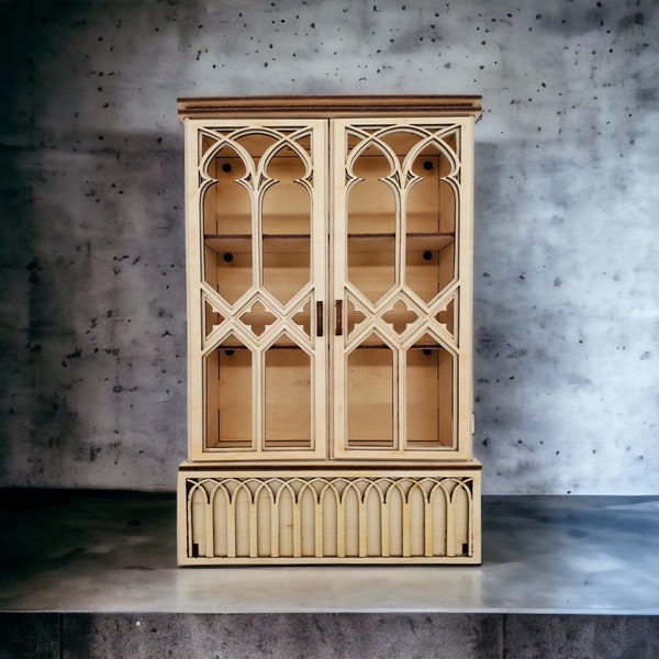 Gothic Book Nook | Book Nook Curio Cabinet