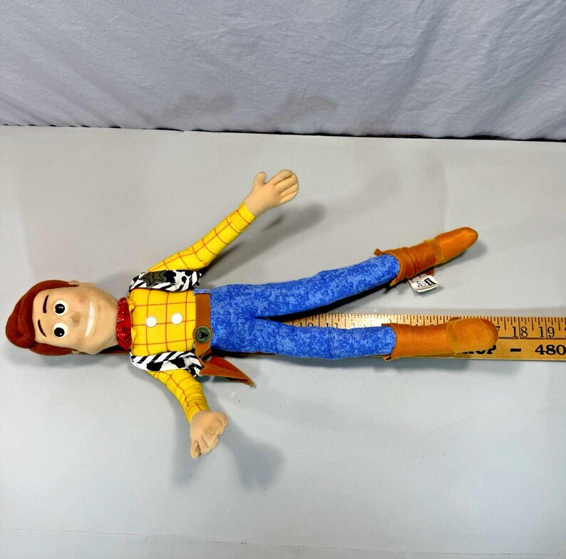 Poseable Woody and Buzz Lightyear Plush Set 1996 Hasbro Toy Story image 3