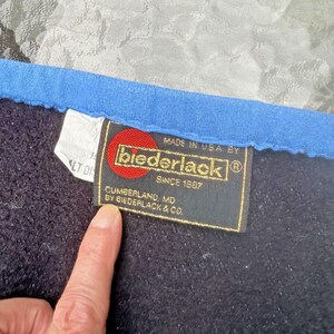 1984 Biederlack Baby Crib Blanket Vintage Reversible Throw Disney Mickey Mouse 27"x35" 画像 11