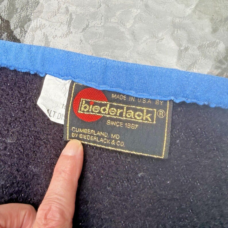1984 Biederlack Baby Crib Blanket Vintage Reversible Throw Disney Mickey Mouse 27"x35" 画像 11