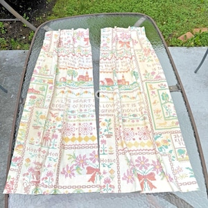 Sears Perma Prest Curtains - Etsy
