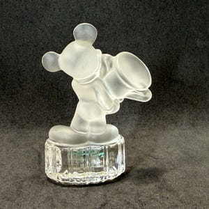 Mickey Mouse 24% Lead Crystal Figurine by Goebel Vintage Disney image 7