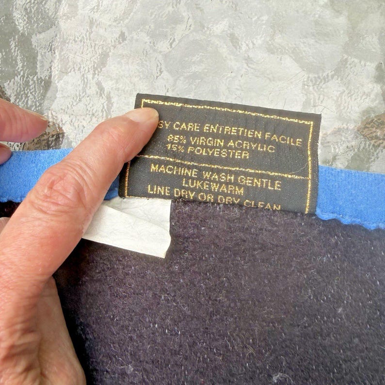 1984 Biederlack Baby Crib Blanket Vintage Reversible Throw Disney Mickey Mouse 27"x35" 画像 13