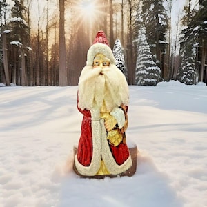 Silvestri Santa Claus Figure 14 Inches Tall Vintage Christmas