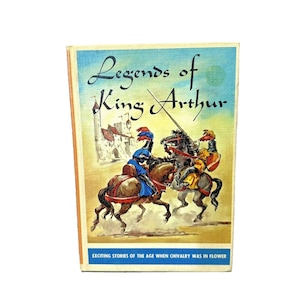 Legends of King Arthur by Janyce L Minnton 1965 Sunrise Library Illustrated