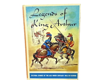 Legends of King Arthur by Janyce L Minnton 1965 Sunrise Library Illustrated