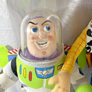 Poseable Woody and Buzz Lightyear Plush Set 1996 Hasbro Toy Story image 6