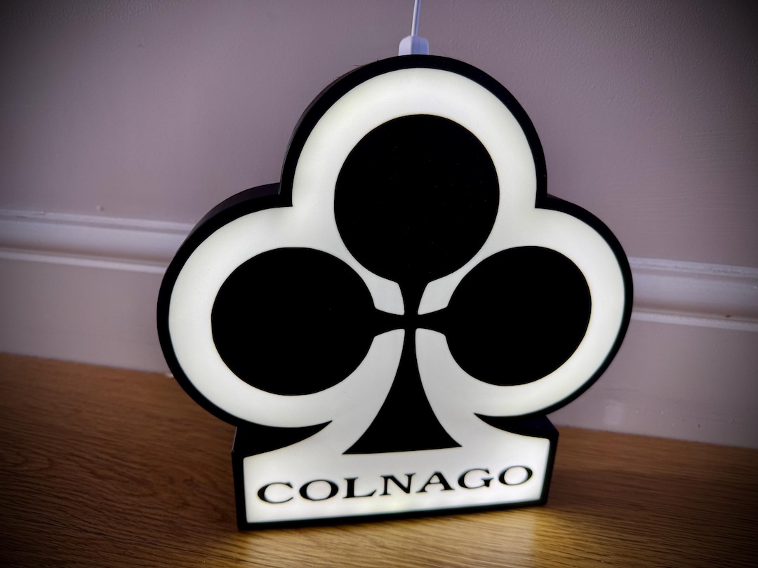 Colnago Inspired Light Box • Illuminated Cycling Sign • UK Made LED ...