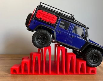 RC Crawler Hill Climb: 1/24 & 1/18 Scale Rock Terrain - TRX4M, SCX24