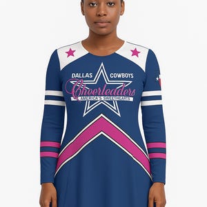 Dallas Cowboys Dress - Etsy