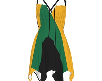 Jamaica Women's Slip Summer Dress  - Can request a different country via message. We will send you a photo for design confirmation.
