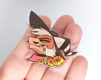 Acrylic Striker Pin - (2 inches, epoxy finish)
