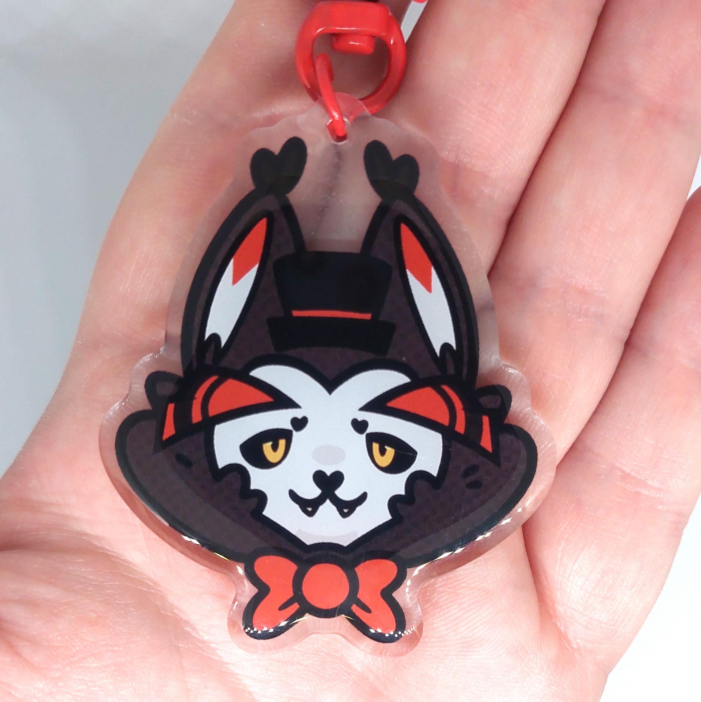 Acrylic Keychain - Helluva Boss Husk and Sir Pentious (2.5
