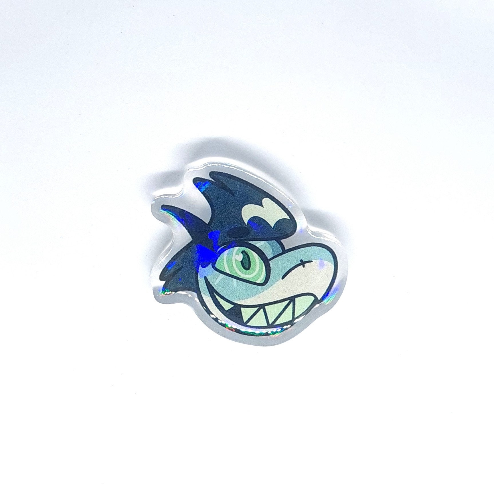 Acrylic Pins - Helluva Boss Smol Chaz (1.5 inches, Holo)