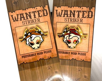 1.5" Striker Hard Enamel Pin