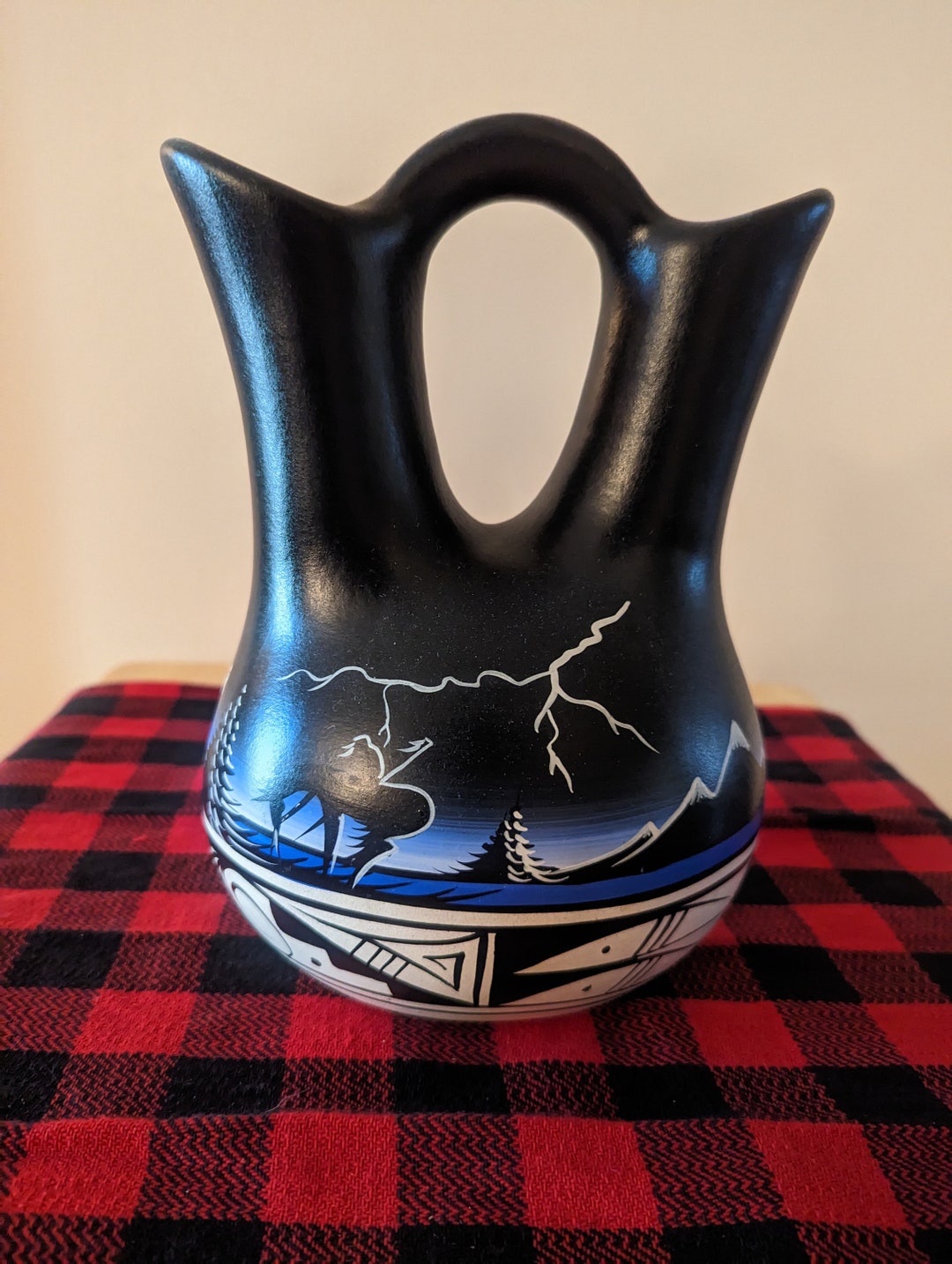 Vintage Navajo Pottery Native American Art Southwest Style 8 - Etsy