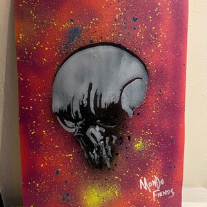 Mondo Skull - pink scatter