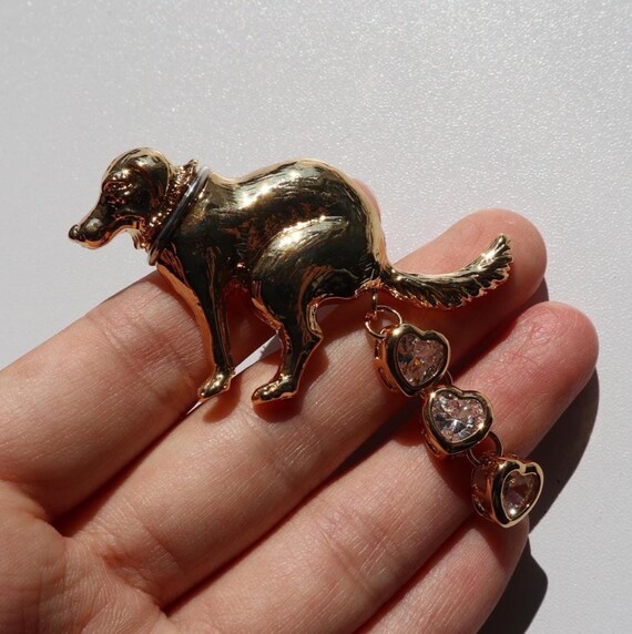 Pin's Broche Épinglette Chien - Métal Argenté - Acier Inoxydable - Neuf Sans Boîte