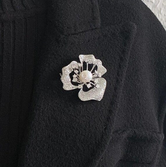 Oversized Rose Flower Brooch - 9.44 Inch Bridal Wedding Pin, Party & Clothes Accessory - Shop Now! From Brooches - Price 14.63