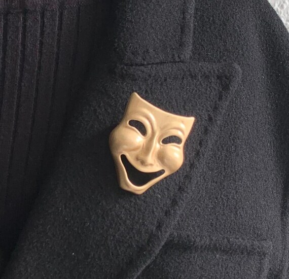3Pcs Hand Made Alloy Mask Brooch - Rhinestone Humor Social Distancing Jewelry, Pandemic Gift