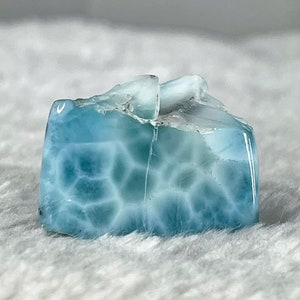 Larimar Stein 41g, Ocean Blue Larimar Stein, Freeform Dominikaner Kristall