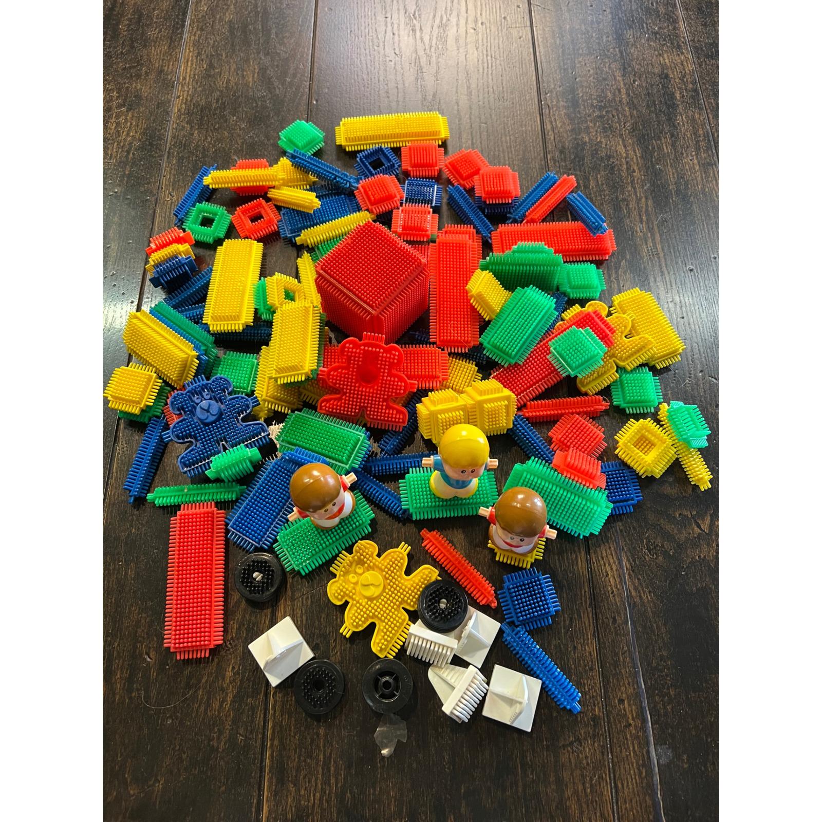 Lot De 23 Blocs Tissu Vintage – 4,5x5 Cm Avec 36 Mini Blocs Chacun, Ancien