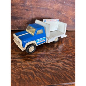 Vintage Tonka Pepsi-Cola Delivery Truck Pressed Steel Blue White Toy 8 Inch