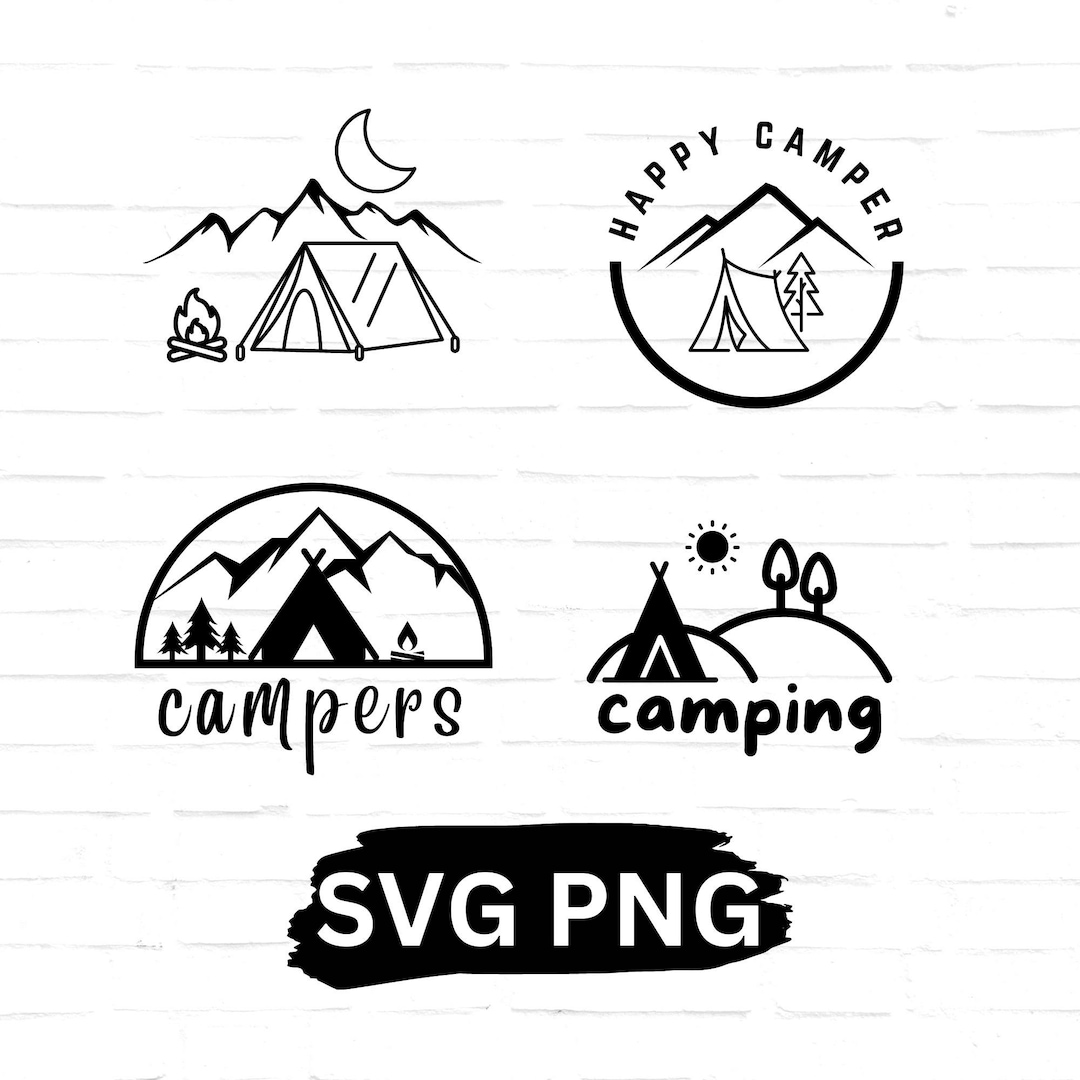 Camping SVG Bundle Camper SVG Camping Shirt Camping Mug Etsy