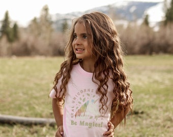 Toddler T-shirt - Real Unicorns Eat Plants  - Ethical Vegan Clothing