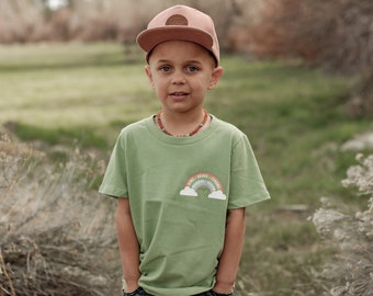 Children's,Toddler T-Shirt - Vegan/Rainbow Inspired Graphic - Ethically Sourced Clothing