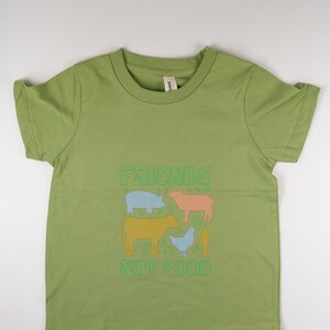 Youth T-shirt Friends Not Food Eco Friendly Clothing image 2